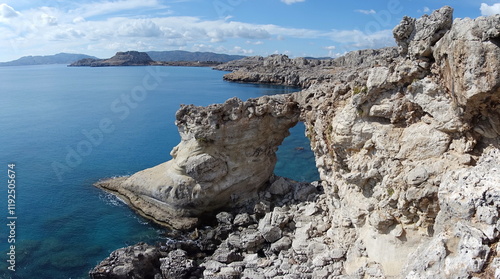 Felsentor bei Charaki auf Rhodos photo