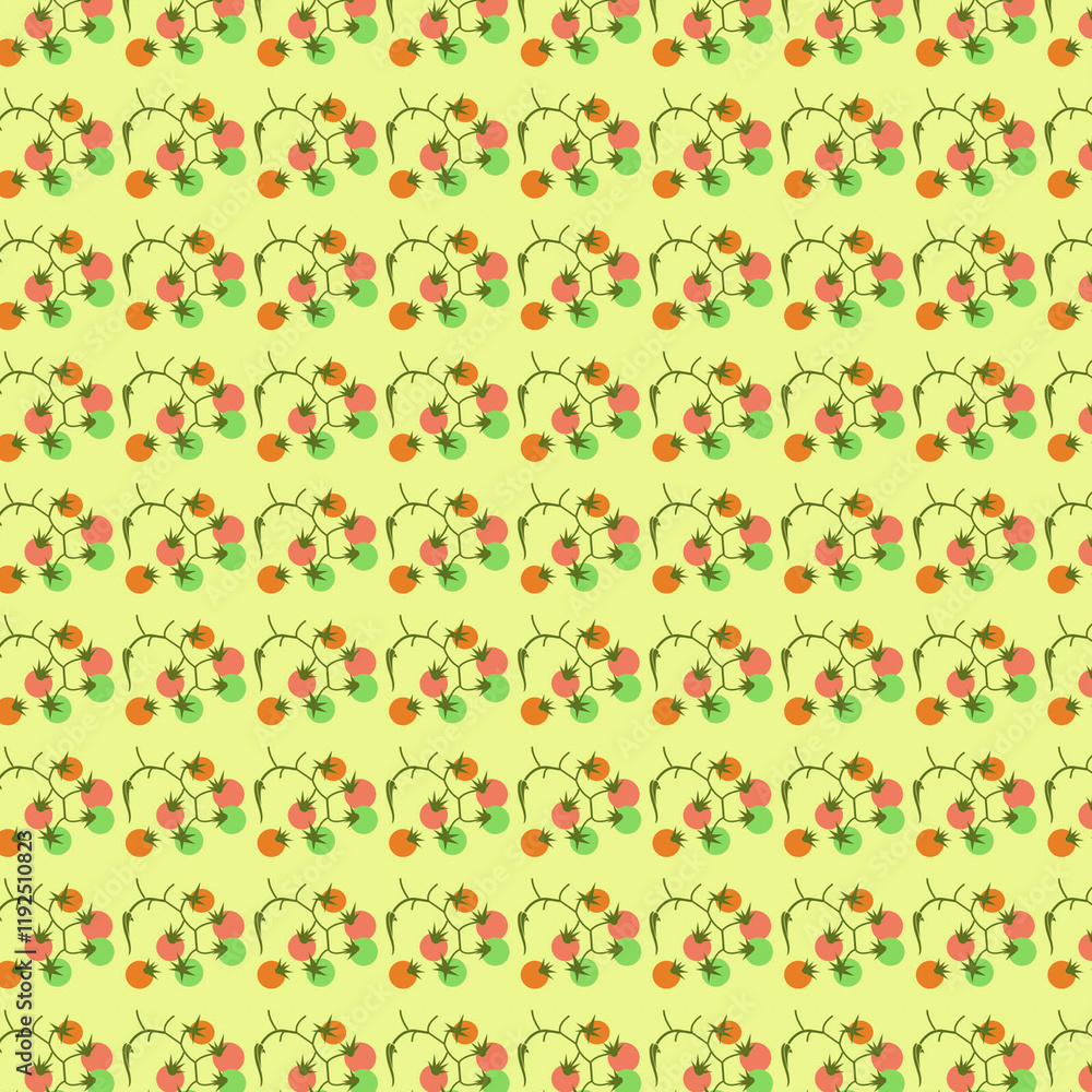 Seamless floral background fabric with ditsy and daisy pattern Seamless floral background fabric with ditsy and daisy pattern