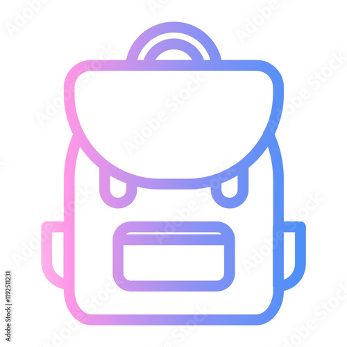 backpack Line Gradient Icon