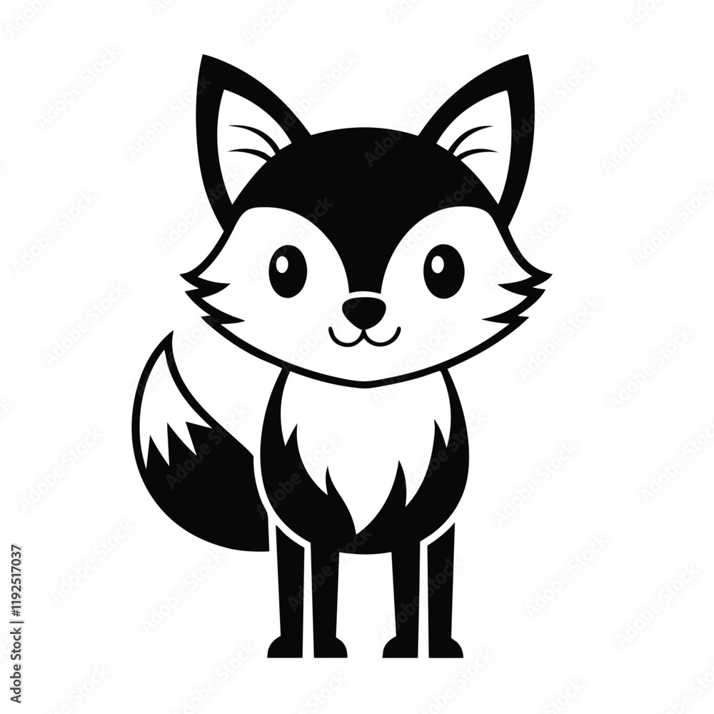 cute coyote vector design cute coyote vector design