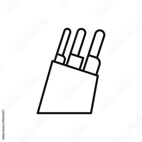 Knife rack icon.