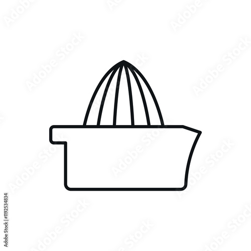 Lemon squeezer icon.
