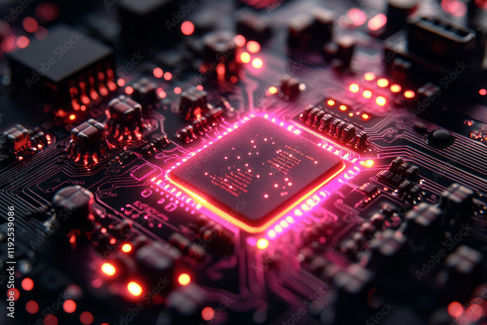 A neon-like circuit board of interwoven pink and purple lines, glowing against a deep black background, A neon-like circuit board of interwoven pink and purple lines, glowing against a deep black background,