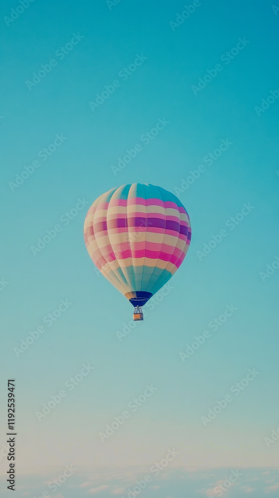 Fototapeta premium Hot air balloon in the sky