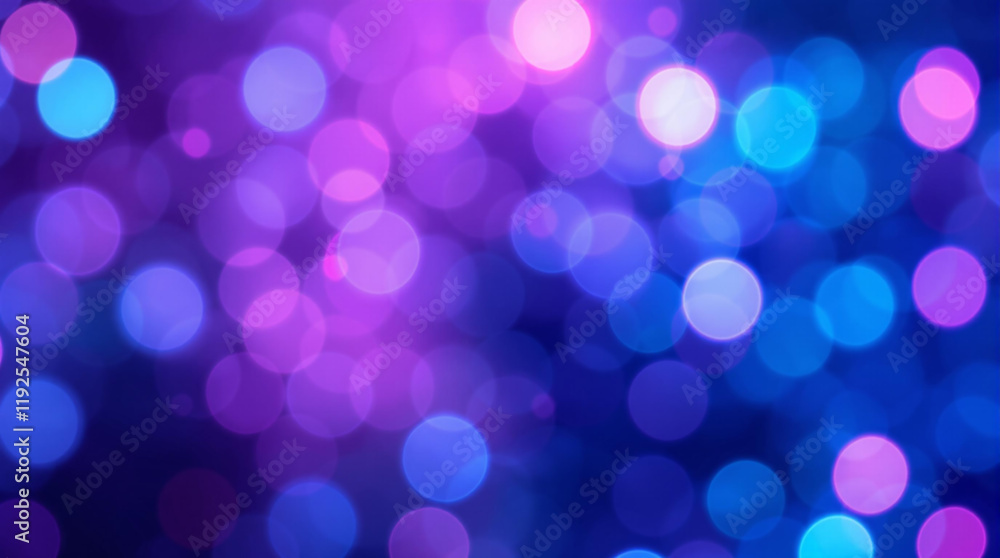 Vibrant Bokeh Background of Purple and Blue Lights Vibrant Bokeh Background of Purple and Blue Lights