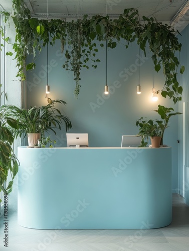 Modern Office Reception Are...