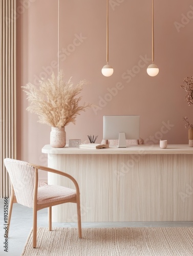 Minimalist Beige Office Rec...