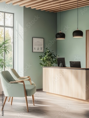 Modern Minimalist Office Re...
