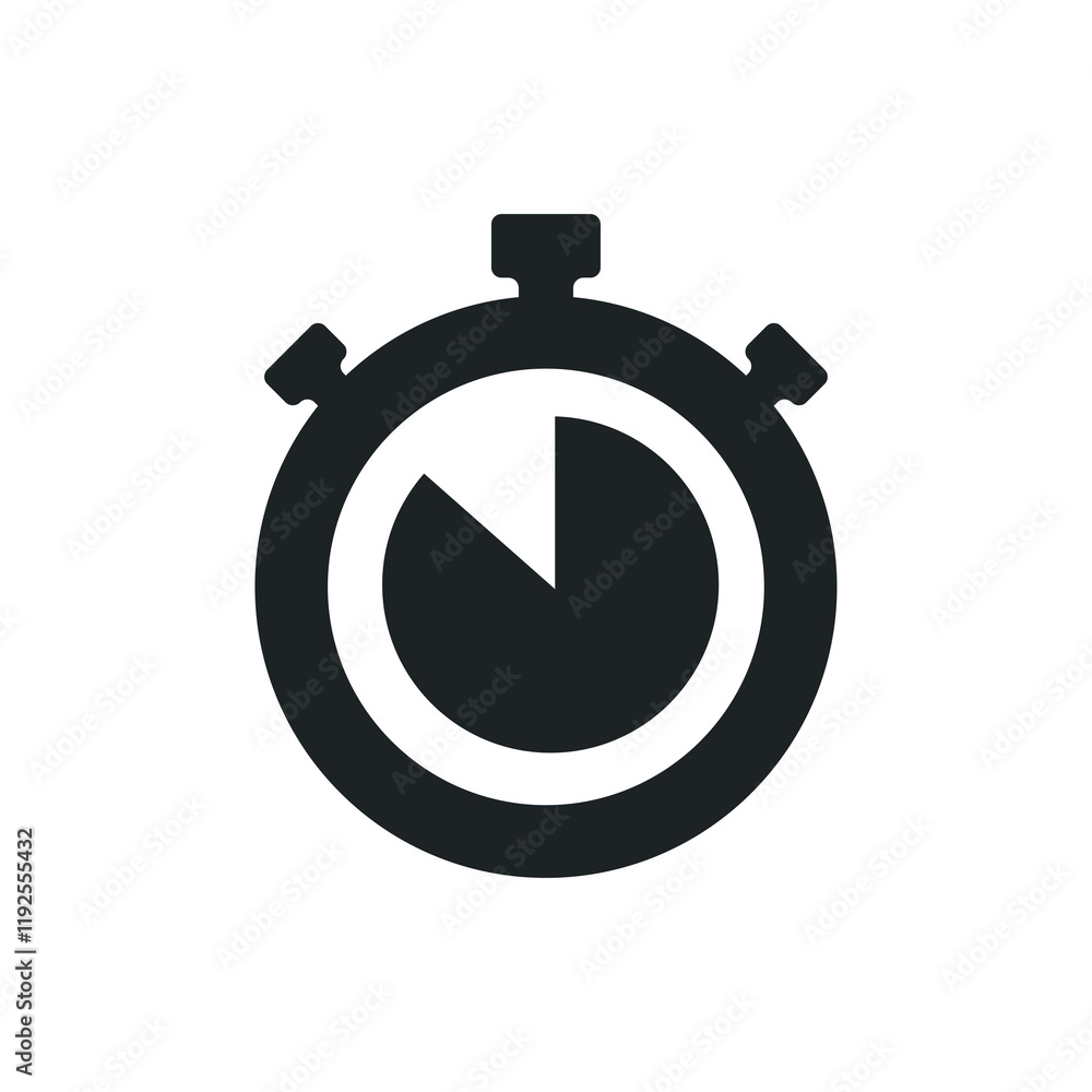 Timer icon. Timer icon.