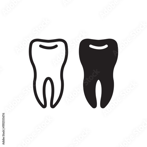 Tooth icons.