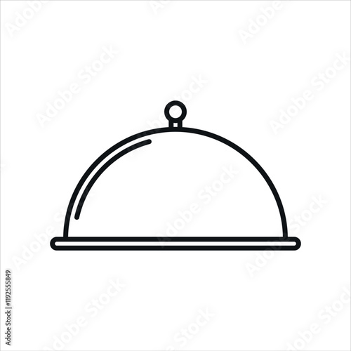 Tray with food icon.