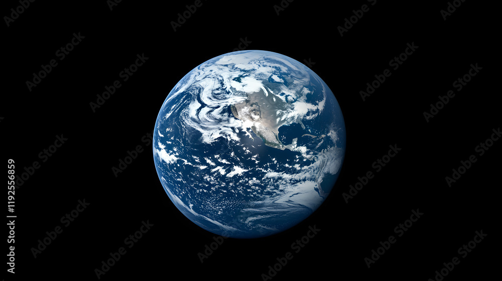 Earth’s Grace: A Serene View from the Cosmos Earth’s Grace: A Serene View from the Cosmos