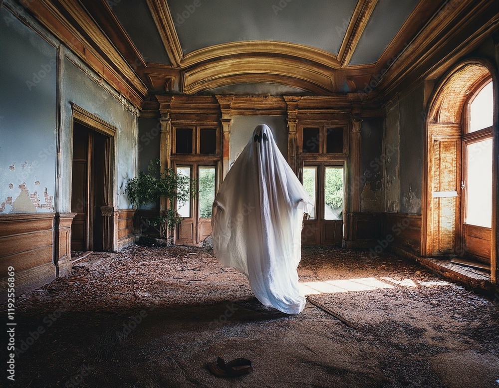 Ghost in an Old Haunted House Ghost in an Old Haunted House