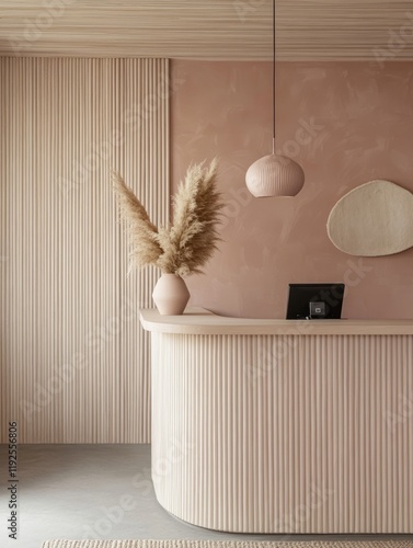 Minimalist Reception Desk w...