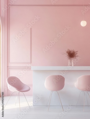 Pink Room Interior Design W...