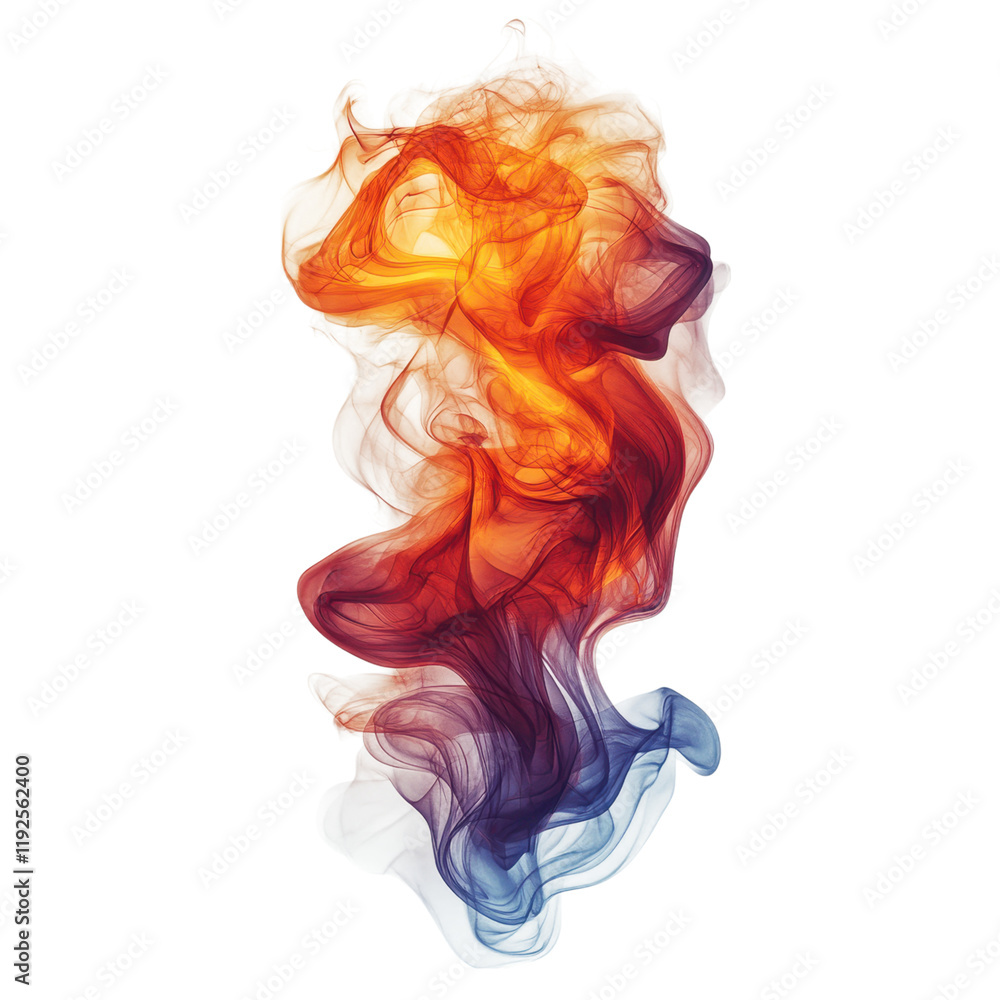Abstract Colorful Smoke Swirling Design Fluid Art Gradient Background Abstract Colorful Smoke Swirling Design Fluid Art Gradient Background