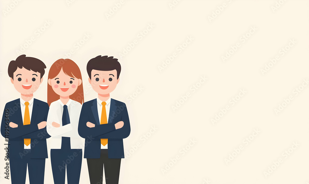 Vector illustration of a diverse sales team collaborating, set against a light background, showcasing teamwork and professional unity. Vector illustration of a diverse sales team collaborating, set against a light background, showcasing teamwork and professional unity.