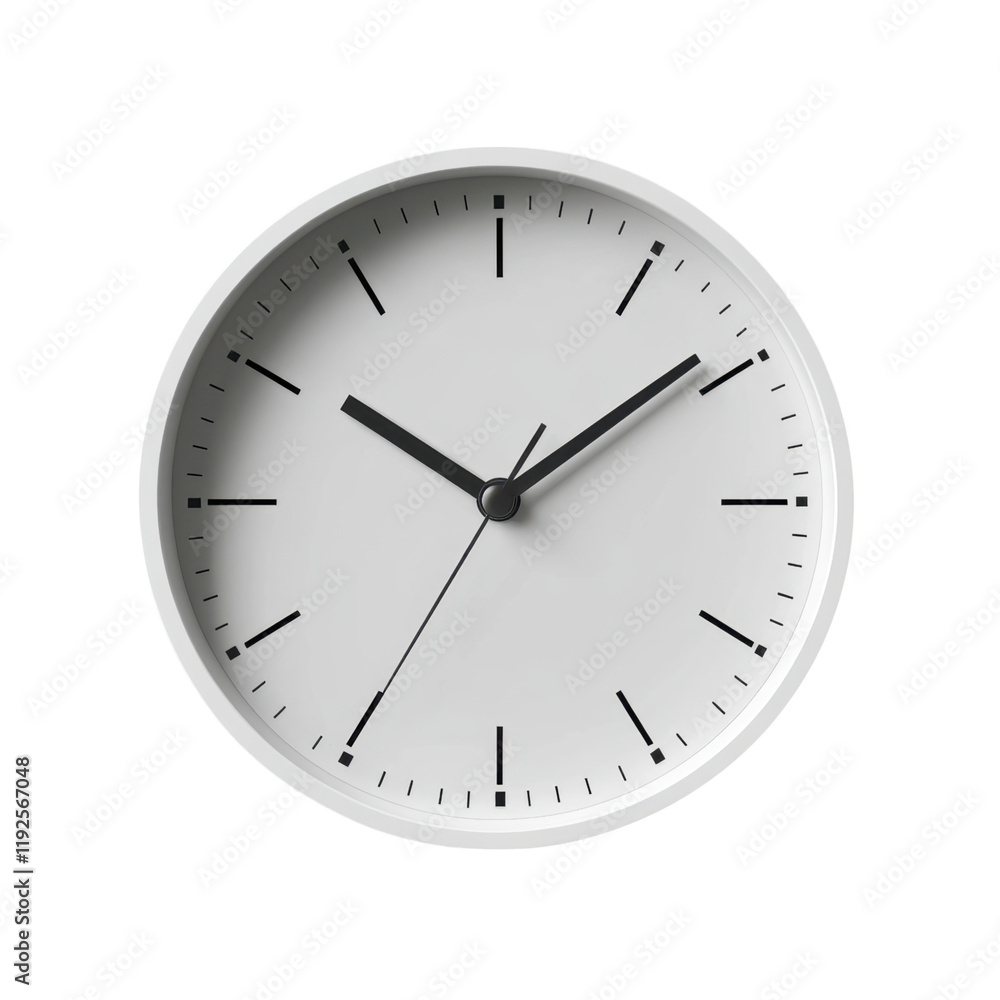 Minimalist White Clock Wall Clock Time Management Home Office Decor Minimalist White Clock Wall Clock Time Management Home Office Decor