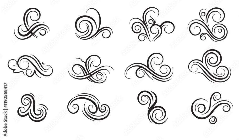 Elegant Swirl Calligraphic Ornament Set Featuring a Collection of Decorative Circular Patterns in Vibrant Green Design Elements for Creative and Modern Artwork
Elegant Swirl Calligraphic Ornament Set Featuring a Collection of Decorative Circular Patterns in Vibrant Green Design Elements for Creative and Modern Artwork