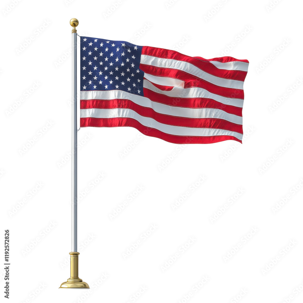 Obraz premium American Flag Patriotism National Symbol US Banner Stars and Stripes Independence Day