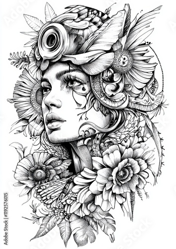 Wallpaper Mural Animal-Human Fusion Coloring Pages Torontodigital.ca