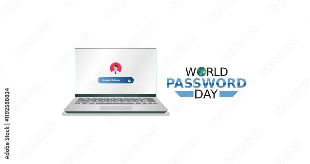 world password day motion video, ideal for world password day celebration world password day motion video, ideal for world password day celebration