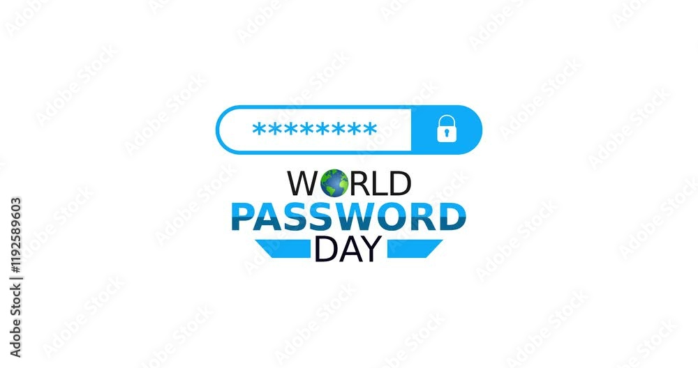 world password day motion video, ideal for world password day celebration world password day motion video, ideal for world password day celebration