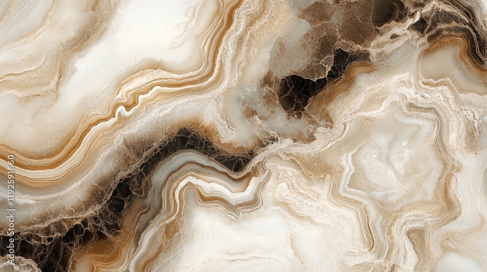 Fototapeta premium Beige and cream marble abstract texture for high resolution ceramic wall and floor tiles with intricate patterns and natural elegance