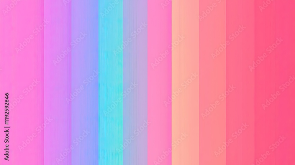 Fototapeta premium Blurred abstract background idea. A vibrant gradient background showcasing hues from pink to blue for creative projects.