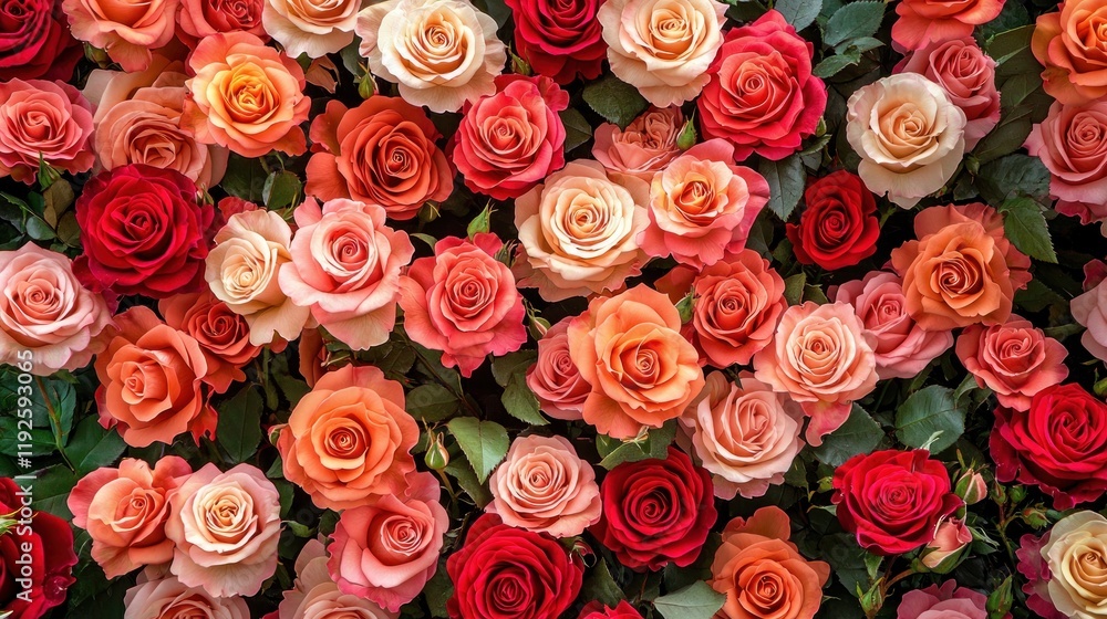 A Stunning Collection of Colorful Roses A Stunning Collection of Colorful Roses