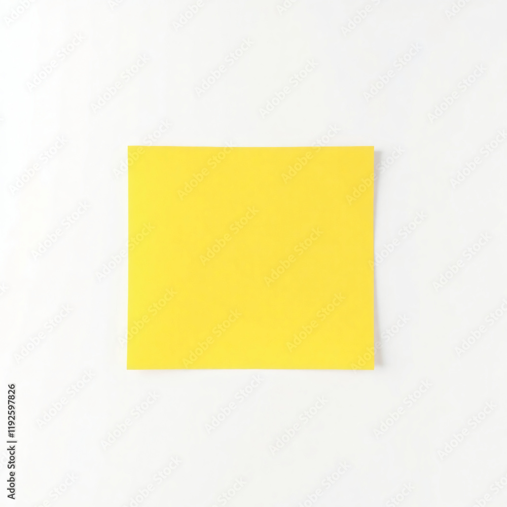 Paper Square Isolated On White Background Paper Square Isolated On White Background