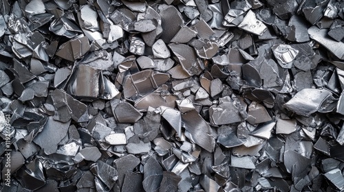 Wallpaper Mural Recycled Aluminum Cans Crushed Metal Waste for Industrial Use and Sustainable Business Practices Torontodigital.ca