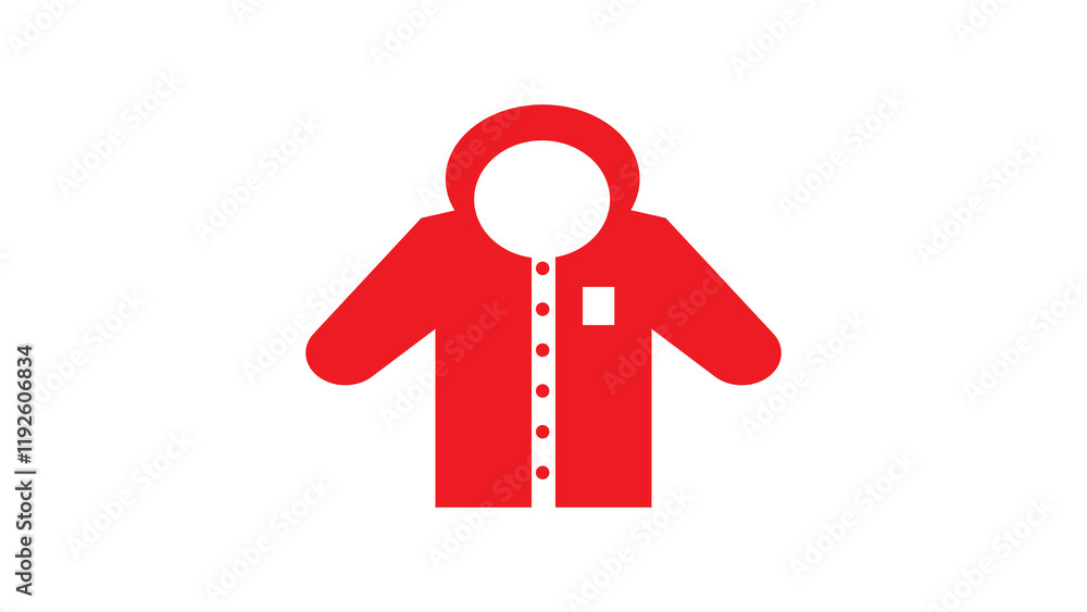 Obraz premium red hoodie icon