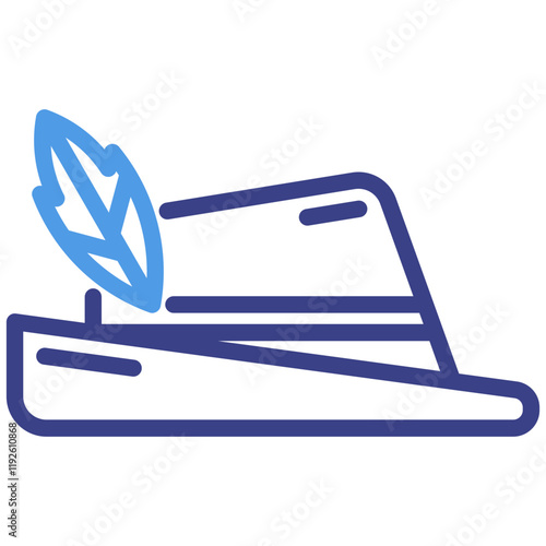 Traditional hat icon