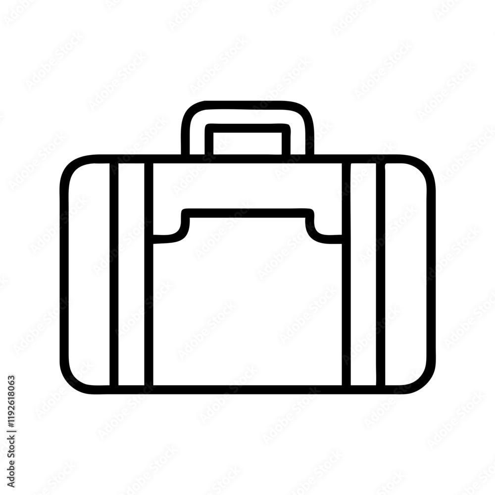 suitcase icon, suitcase line art - simple line art of suitcase, perfect for suitcase logos and icons and themed design suitcase icon, suitcase line art - simple line art of suitcase, perfect for suitcase logos and icons and themed design