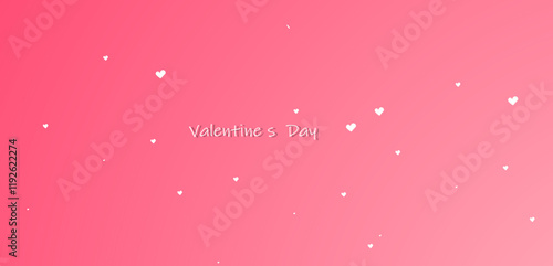Blurred valentines day background vector design . Perfect for pink banner or other projects.