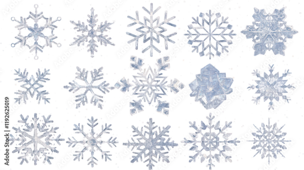 A Stunning Collection of Detailed Snowflake Patterns A Stunning Collection of Detailed Snowflake Patterns