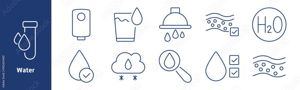 Website set icon. Router, hand gesture, checkmark, link, network, user target, settings gear, download arrow, cancel, globe, cloud. Represent hosting, navigation, file management, and digital tools Website set icon. Router, hand gesture, checkmark, link, network, user target, settings gear, download arrow, cancel, globe, cloud. Represent hosting, navigation, file management, and digital tools