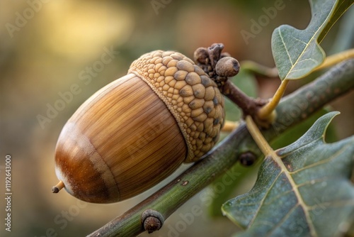 Acorns on the tree