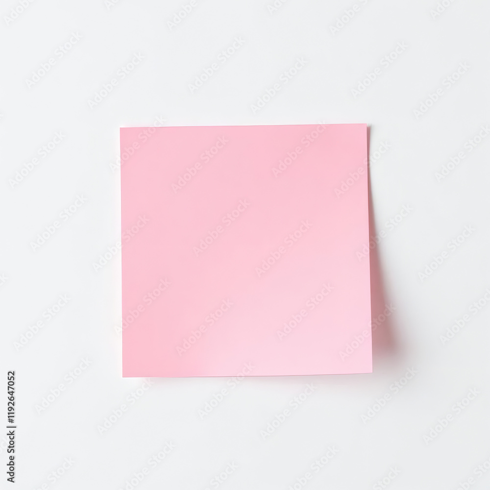 Blank pinned note isolated on white bakcground Blank pinned note isolated on white bakcground