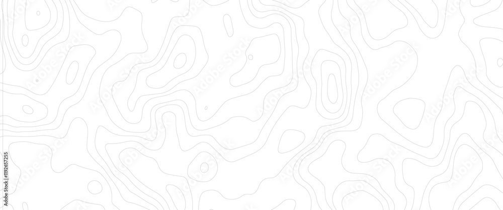 Topographic contour lines map seamless pattern. Abstract Vector geography landscape Topo contour map on white background. Topographic contour lines map seamless pattern. Abstract Vector geography landscape Topo contour map on white background.