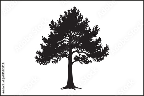 Cedar Tree Silhouette Bundle