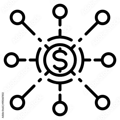 exchange traded funds single icon