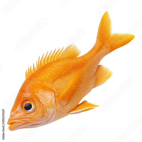 Orange roughy isolated on a white background. photo