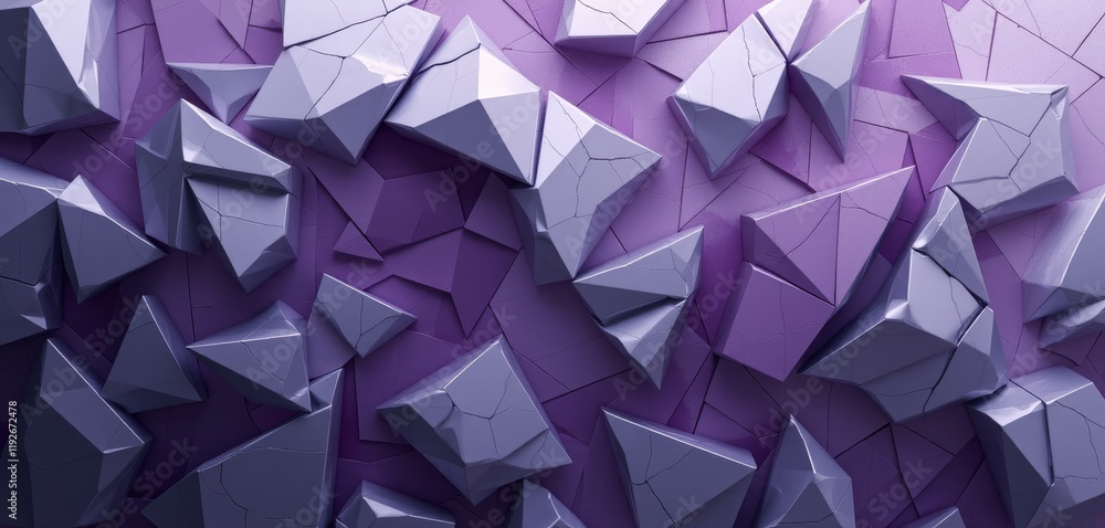 Textured purple 3D geometric abstract background Textured purple 3D geometric abstract background