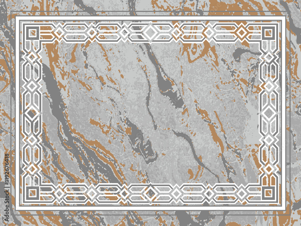 Naklejka premium Modern stylish abstract texture. Seamless pattern. Geometric brush effect design and pattern for textile. Carpet. Texture, Abstract. Vector. Old paper. Background. Damask.