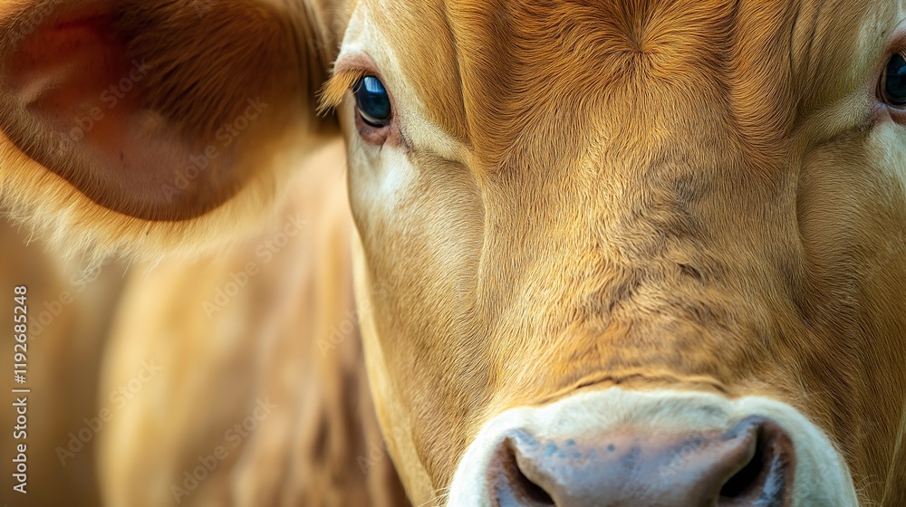 bull close up with copy space bull close up with copy space