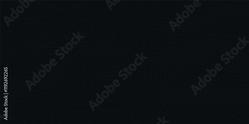 Abstract wavy topographic map. Abstract wavy and curved lines background. Abstract geometric topographic contour map background.	
