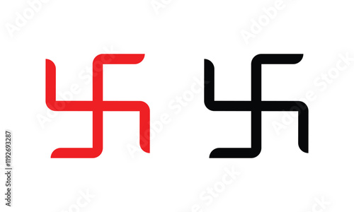 High resolution Swasthika icon. Swasthika icon png.