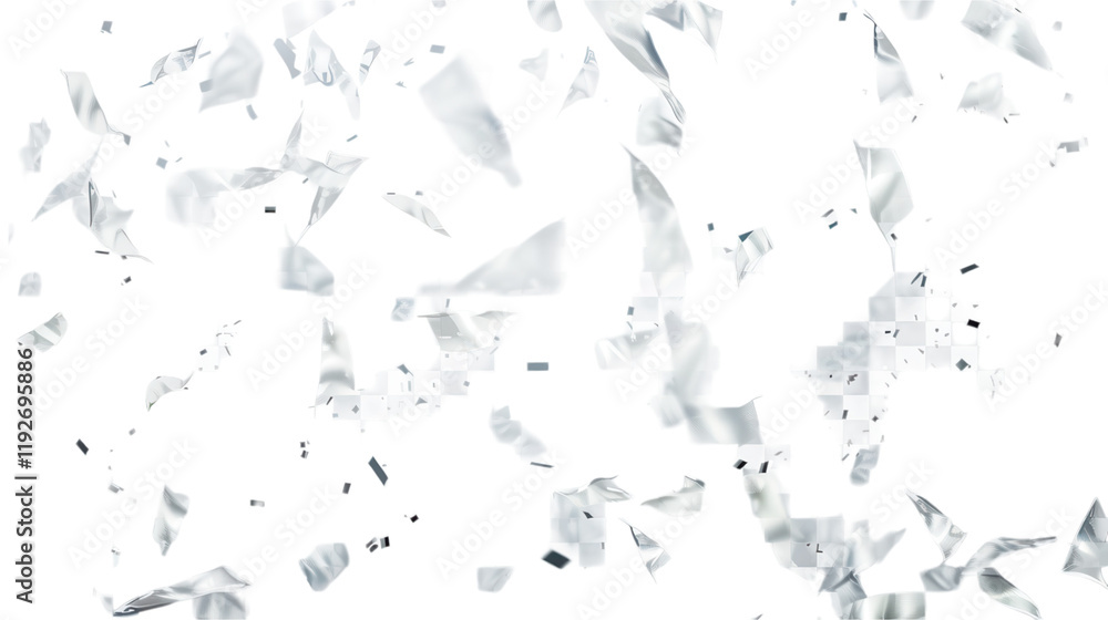 Obraz premium Abstract Fragmentation - A Unique Graphic Design